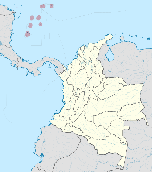 Karte von San Andres und Providencia